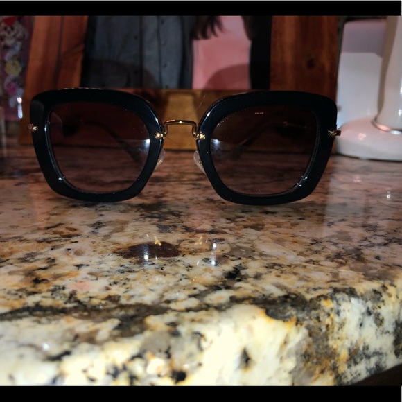 Miu Miu Accessories - Lyst - Miu Miu Square Catwalk Sunglasses